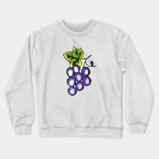 Grapes - purple grapes Crewneck Sweatshirt